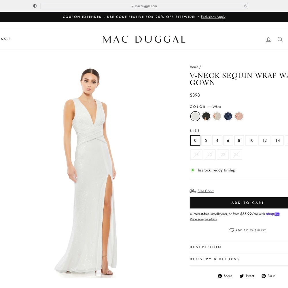 White dress